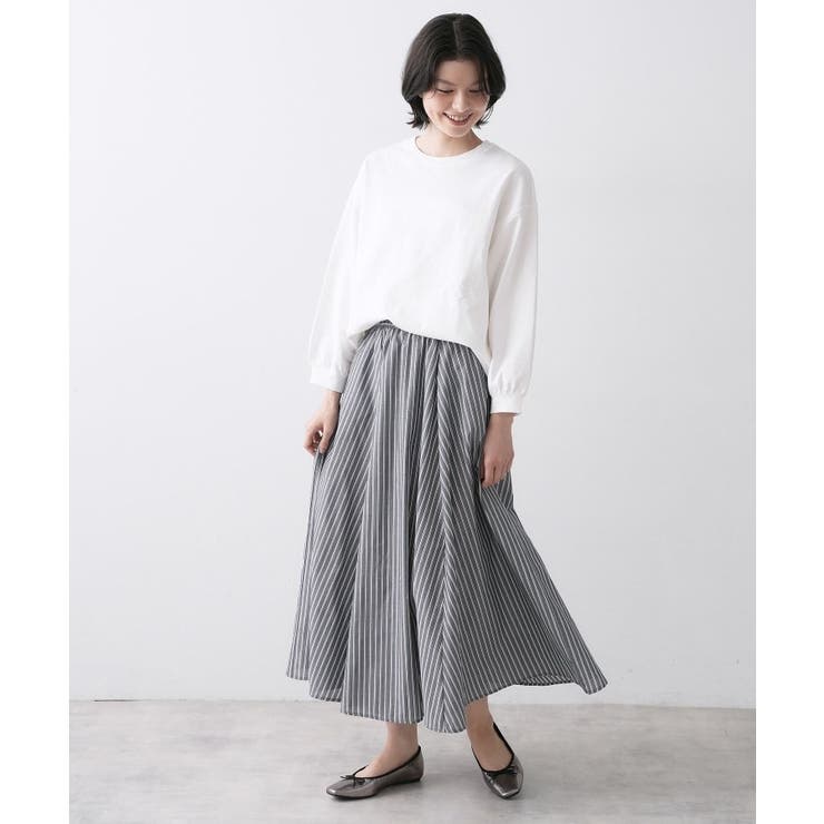 レザー調スクエアトゥ  フラットパンプス | Dessin | 詳細画像7 