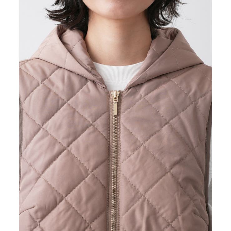 【4WAY/洗える】ベスト付き中綿キルトコート | Dessin | 詳細画像33 