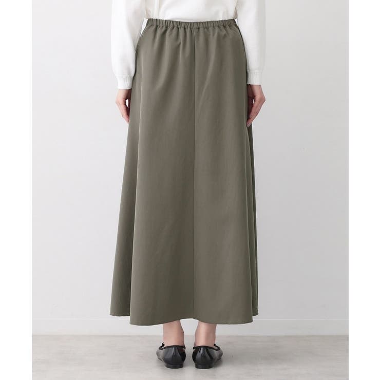 【ウエストゴム/洗える】フィブリルソフトAラインスカート | Dessin | 詳細画像11 