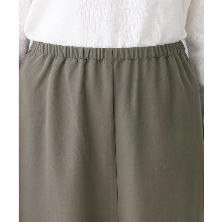 【ウエストゴム/洗える】フィブリルソフトAラインスカート | Dessin | 詳細画像12 