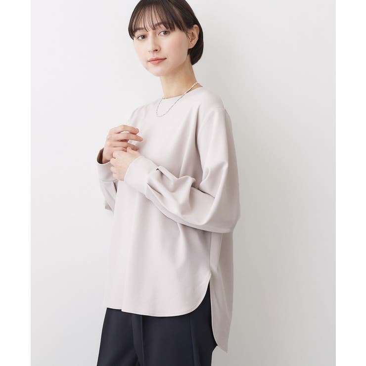 【体型カバー/レイヤード/洗える】ジョーゼットプルオーバーブラウス | Dessin | 詳細画像11 