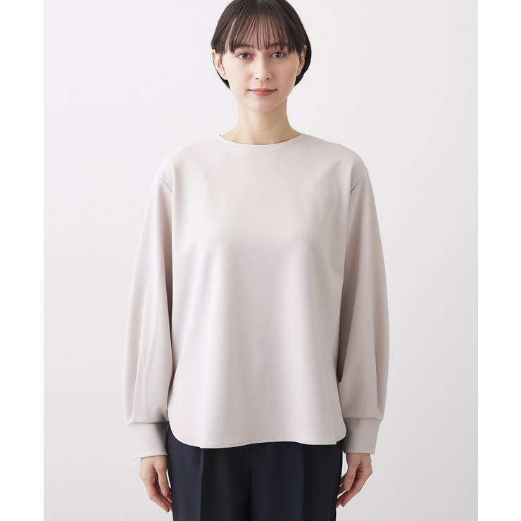 【体型カバー/レイヤード/洗える】ジョーゼットプルオーバーブラウス | Dessin | 詳細画像14 