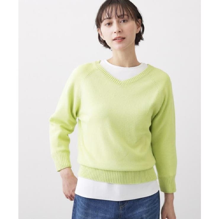 【体型カバー/レイヤード/洗える】ジョーゼットプルオーバーブラウス | Dessin | 詳細画像4 