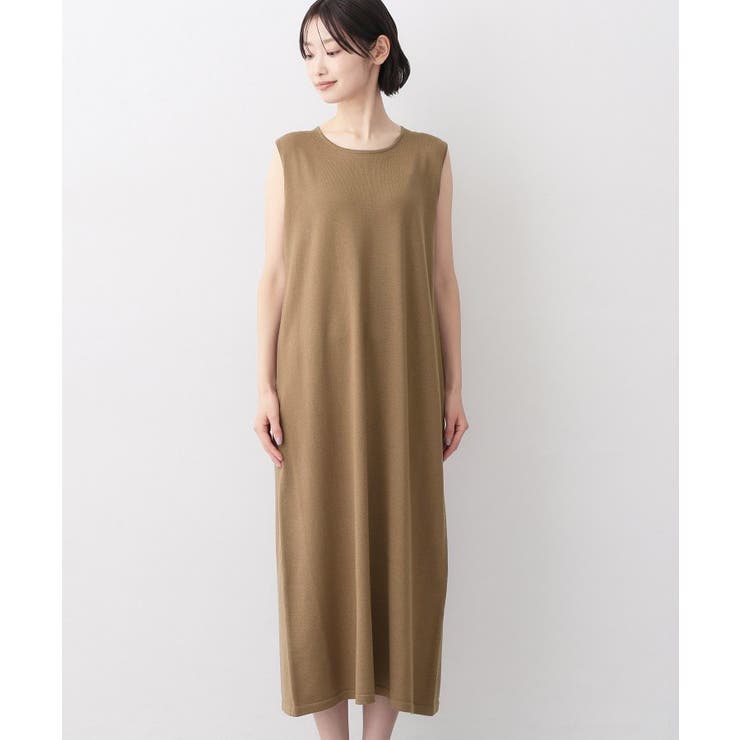 【2点セット・洗える】ニットカーディガン×ノースリーブワンピース | Dessin | 詳細画像13 