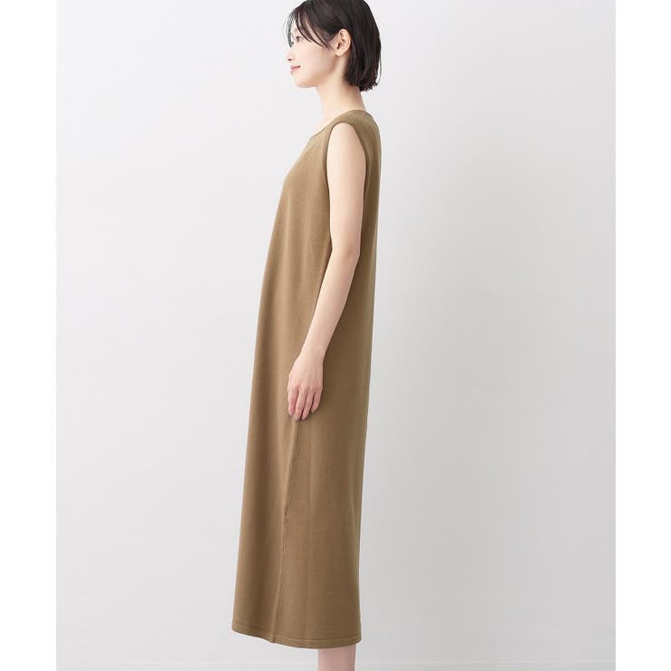 【2点セット・洗える】ニットカーディガン×ノースリーブワンピース | Dessin | 詳細画像14 