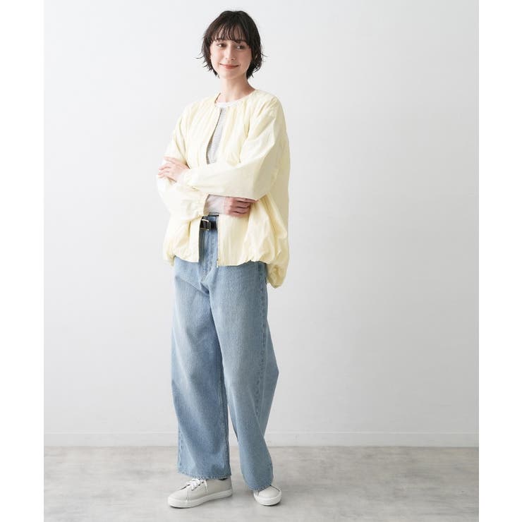 【洗える】コットンナイロンバルーンヘムブルゾン | Dessin | 詳細画像3 
