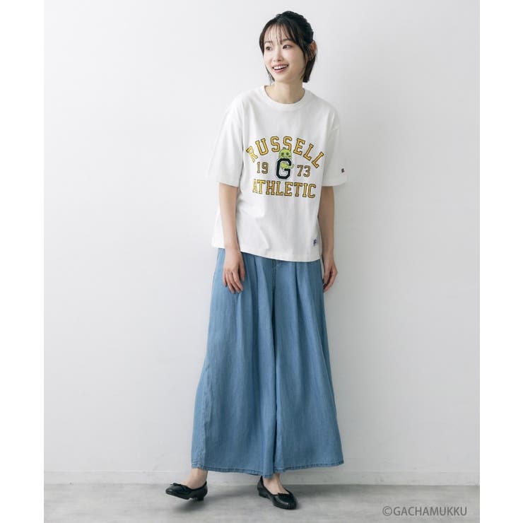 ガチャピン・ムック コラボTシャツ | Dessin | 詳細画像3 