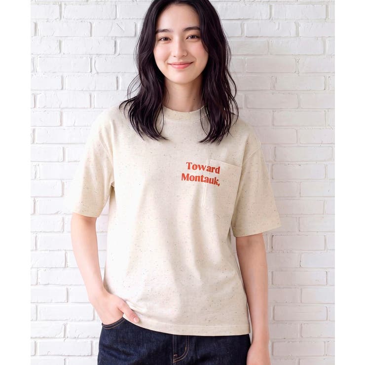 カラーネップ ポケットTシャツ | Dessin | 詳細画像11 