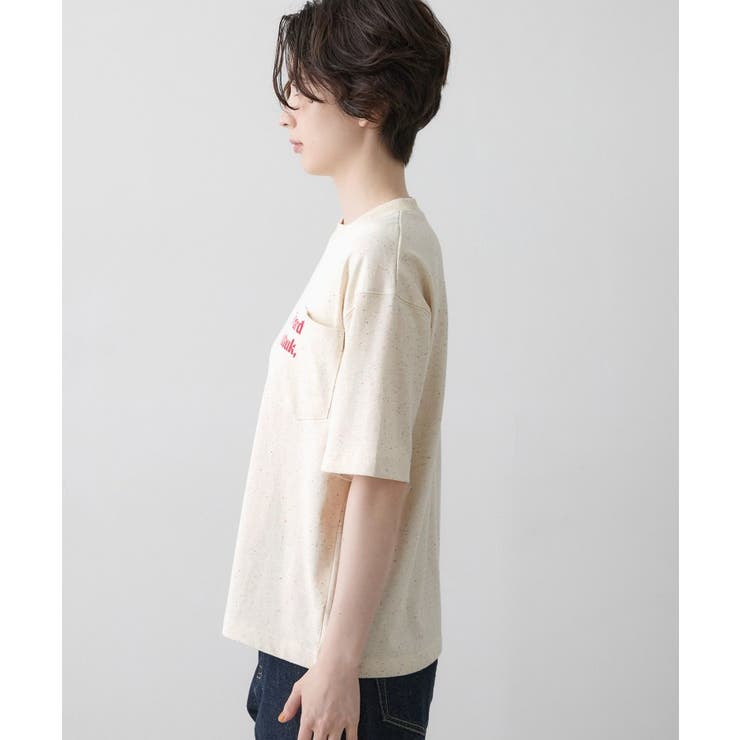 カラーネップ ポケットTシャツ | Dessin | 詳細画像20 