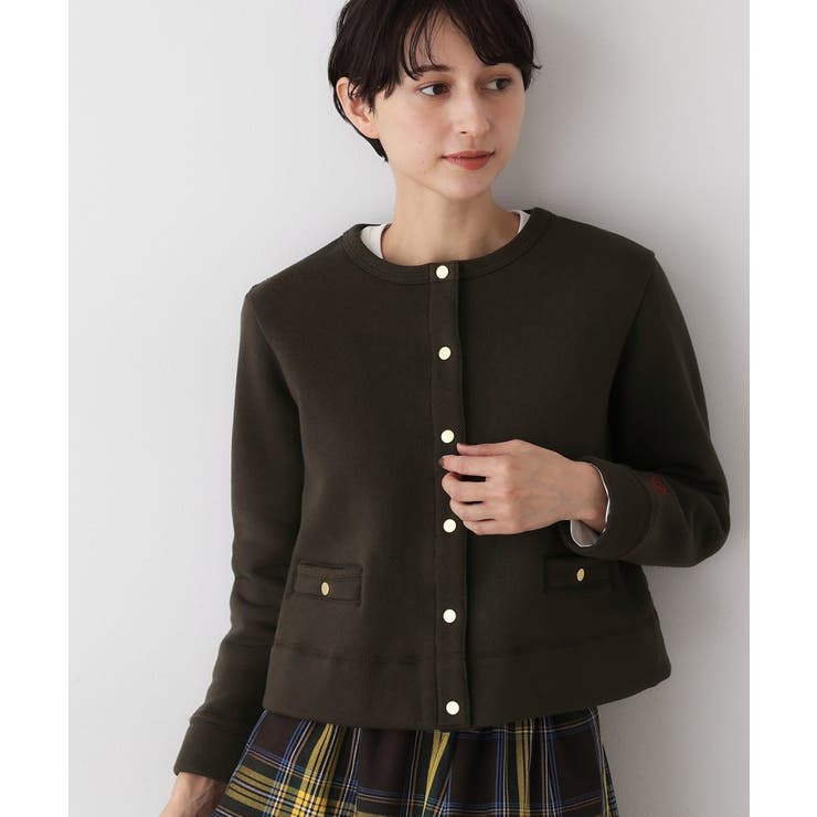 【日本製/洗える】吊り裏毛カーディガン | Dessin | 詳細画像9 