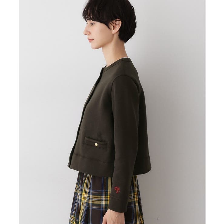 【日本製/洗える】吊り裏毛カーディガン | Dessin | 詳細画像14 