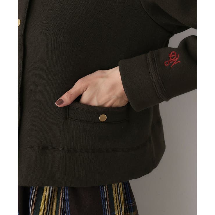 【日本製/洗える】吊り裏毛カーディガン | Dessin | 詳細画像18 