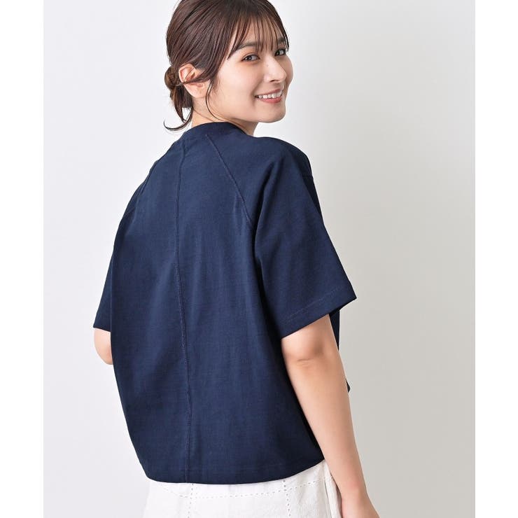 【日本製】和歌山ラフィー天竺Tシャツ | Dessin | 詳細画像2 