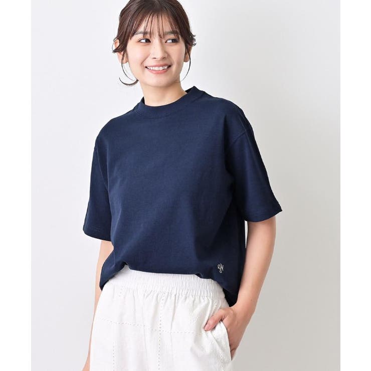 ネイビー(094) | 【日本製】和歌山ラフィー天竺Tシャツ | Dessin