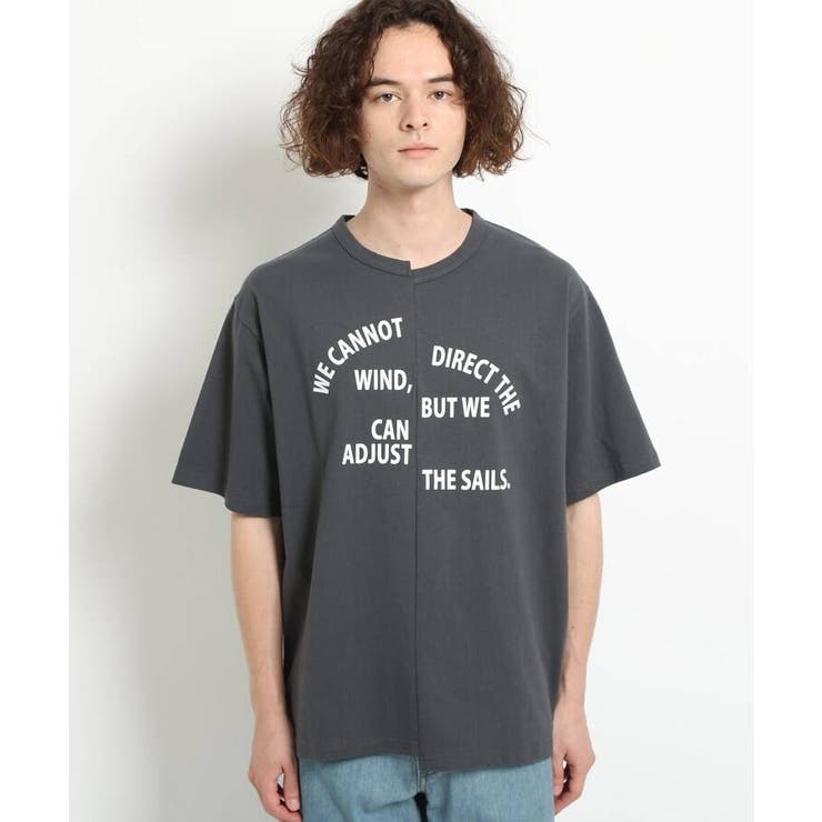 リメイク風ロゴtシャツ 品番 Wrdw Dessin デッサン のメンズファッション通販 Shoplist ショップリスト