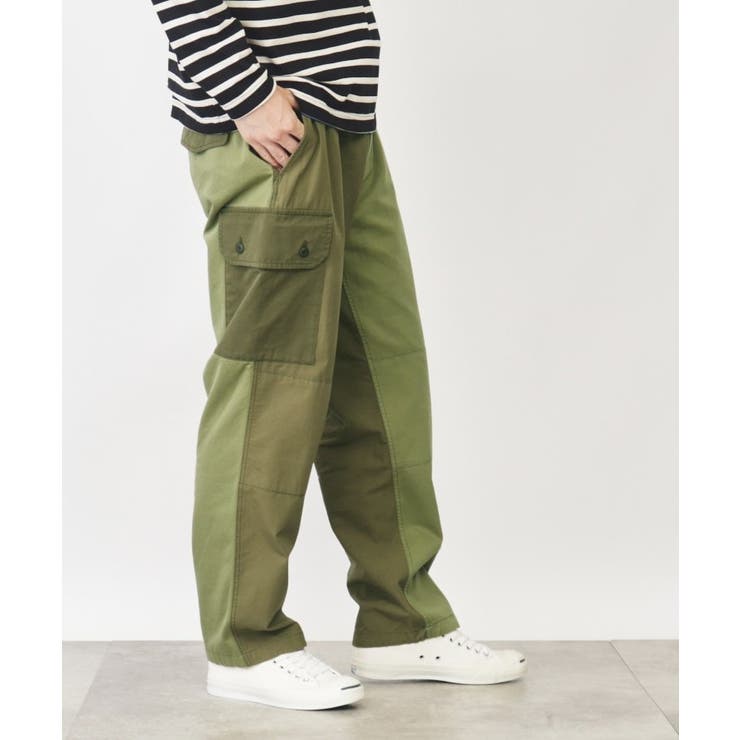 バイカラーカーゴパンツ | Dessin | 詳細画像5 