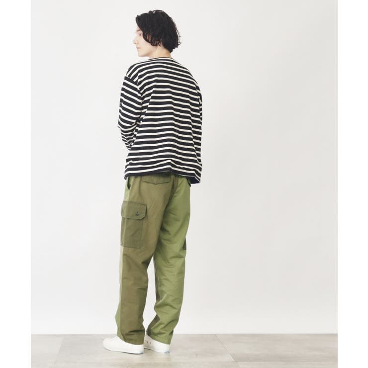 バイカラーカーゴパンツ | Dessin | 詳細画像7 