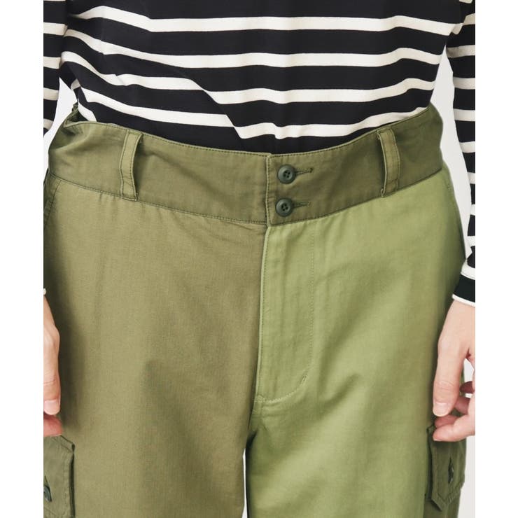 バイカラーカーゴパンツ | Dessin | 詳細画像12 