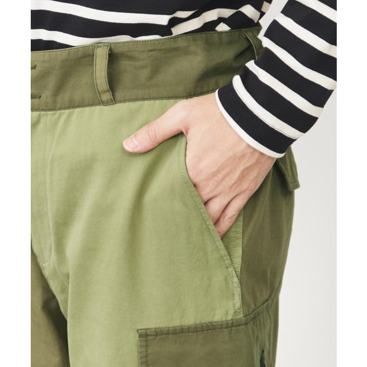 バイカラーカーゴパンツ | Dessin | 詳細画像13 