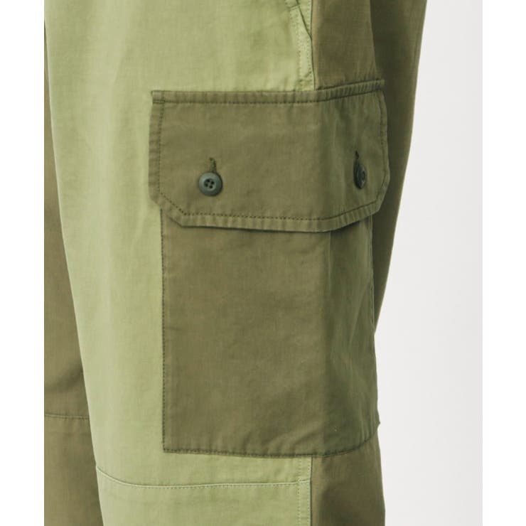 バイカラーカーゴパンツ | Dessin | 詳細画像15 