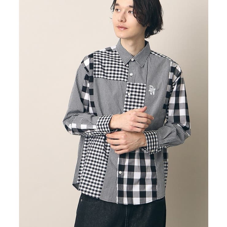 パッチワークシャツ[品番：WRDW0198706]｜Dessin（デッサン）のメンズファッション通販｜SHOPLIST（ショップリスト）