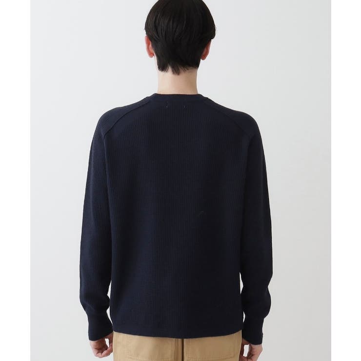 【洗える】コットンカシミヤワッフルプルオーバー | Dessin | 詳細画像15 