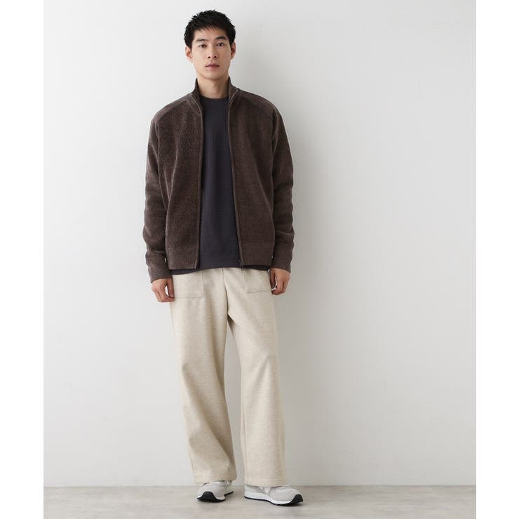 【洗える】モールジップカーディガン | Dessin | 詳細画像6 