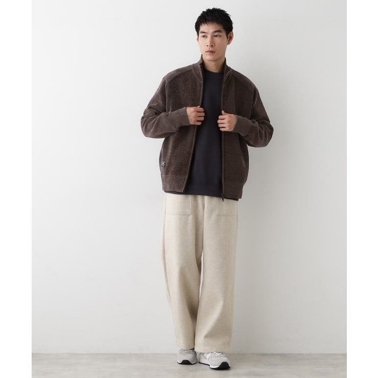 【洗える】モールジップカーディガン | Dessin | 詳細画像7 