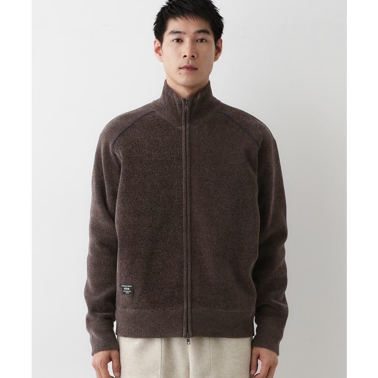 【洗える】モールジップカーディガン | Dessin | 詳細画像9 