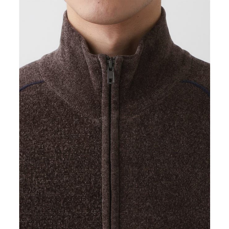 【洗える】モールジップカーディガン | Dessin | 詳細画像12 