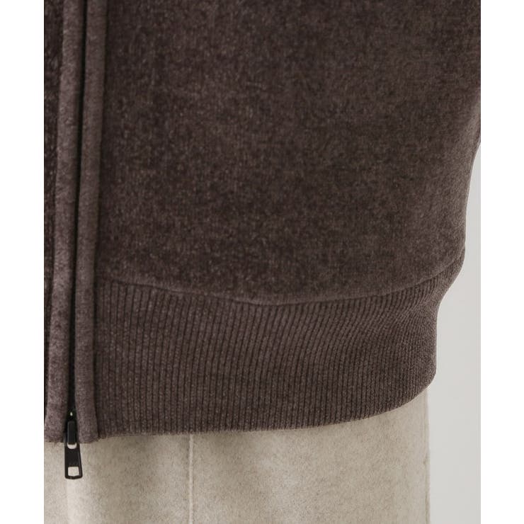 【洗える】モールジップカーディガン | Dessin | 詳細画像14 