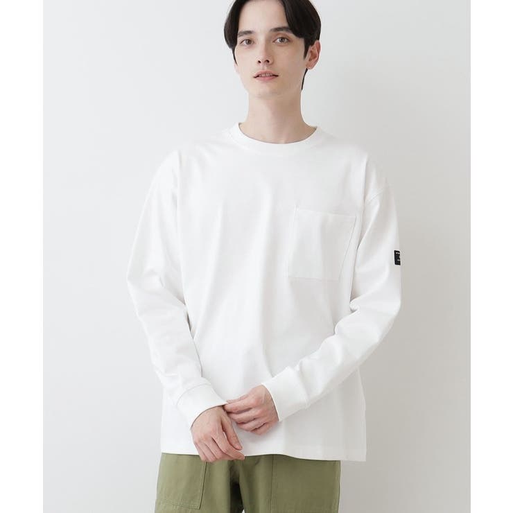 ホワイト(002) | 【洗える】ヘビー天竺ロンT | Dessin