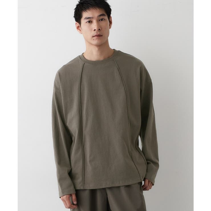 ライン切り替えカットソー | Dessin | 詳細画像1 