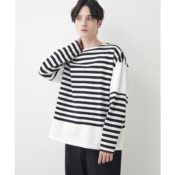 ホワイト(302) | ピグメントボーダー天竺 | Dessin