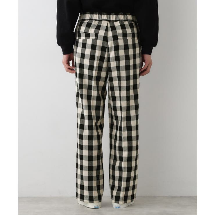 【洗える】チェック柄ドロストパンツ | Dessin | 詳細画像7 