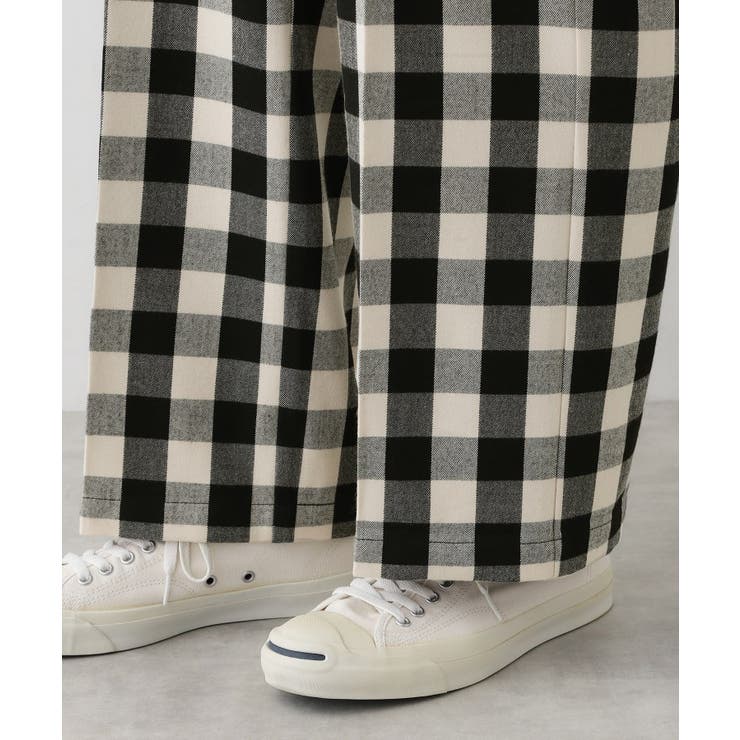 【洗える】チェック柄ドロストパンツ | Dessin | 詳細画像11 