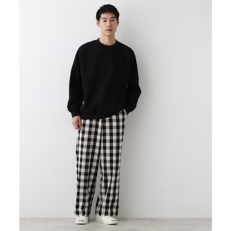 【洗える】ソロテックスワッフルクルーネック | Dessin | 詳細画像6 