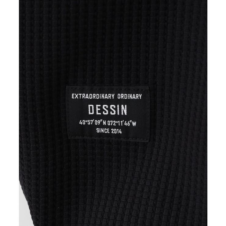 【洗える】ソロテックスワッフルクルーネック | Dessin | 詳細画像8 