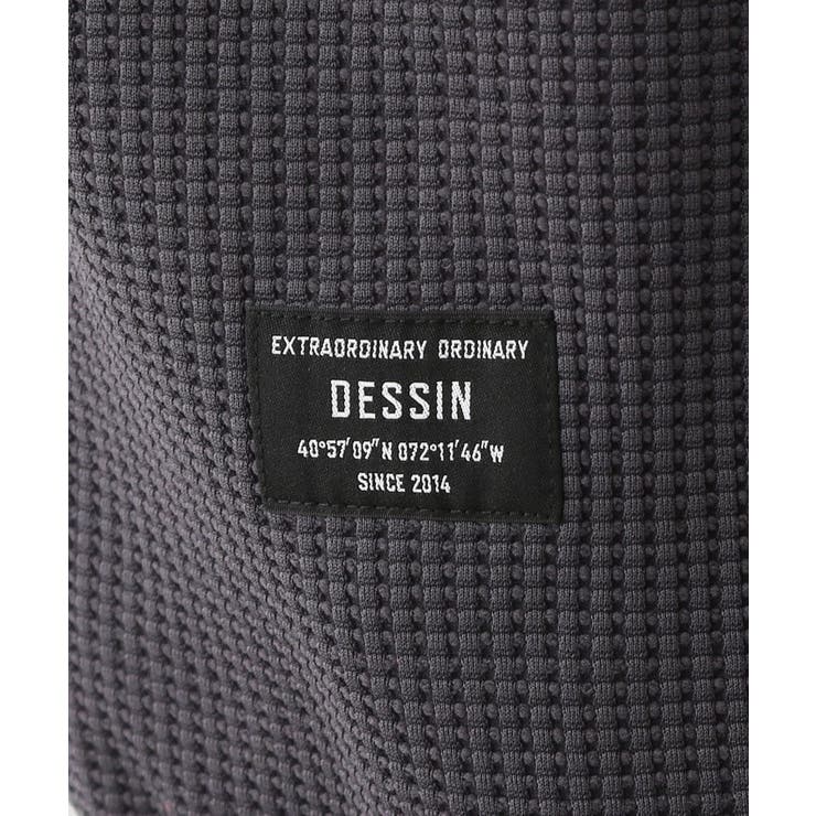 【洗える】ソロテックスワッフルクルーネック | Dessin | 詳細画像12 