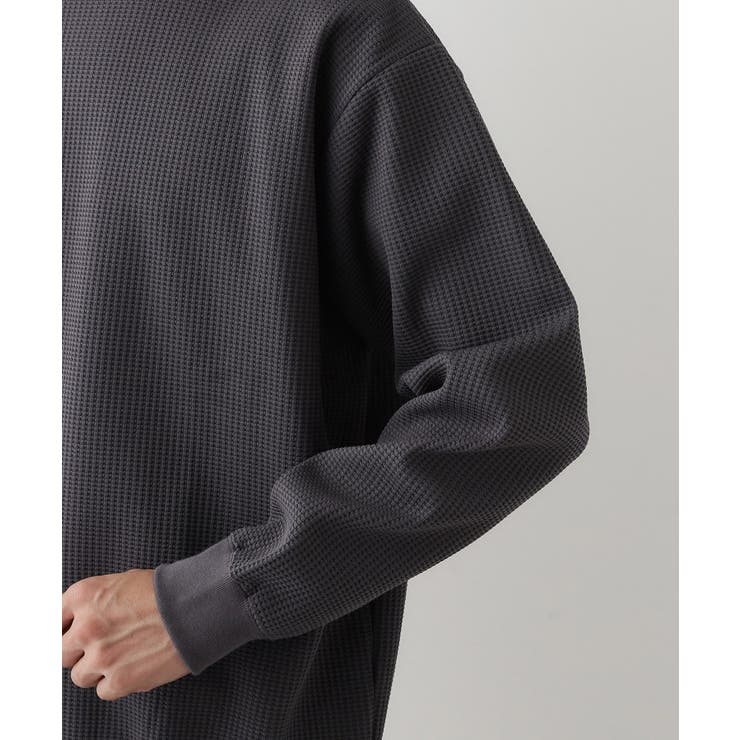 【洗える】ソロテックスワッフルクルーネック | Dessin | 詳細画像17 