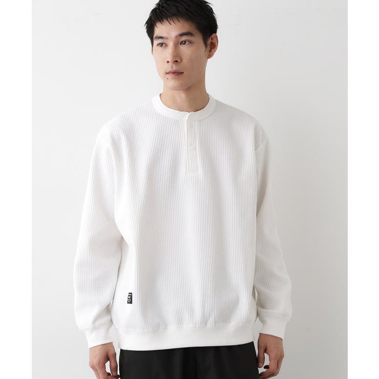 【洗える】ソロテックスヘンリーネック | Dessin | 詳細画像1 