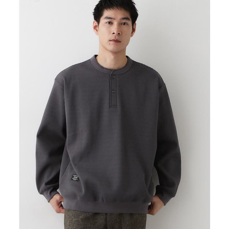 【洗える】ソロテックスヘンリーネック | Dessin | 詳細画像9 