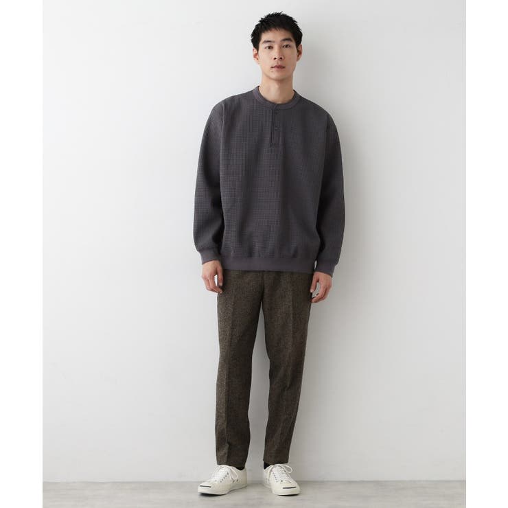 【洗える】ソロテックスヘンリーネック | Dessin | 詳細画像10 