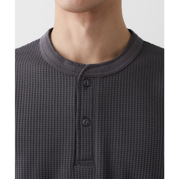 【洗える】ソロテックスヘンリーネック | Dessin | 詳細画像16 