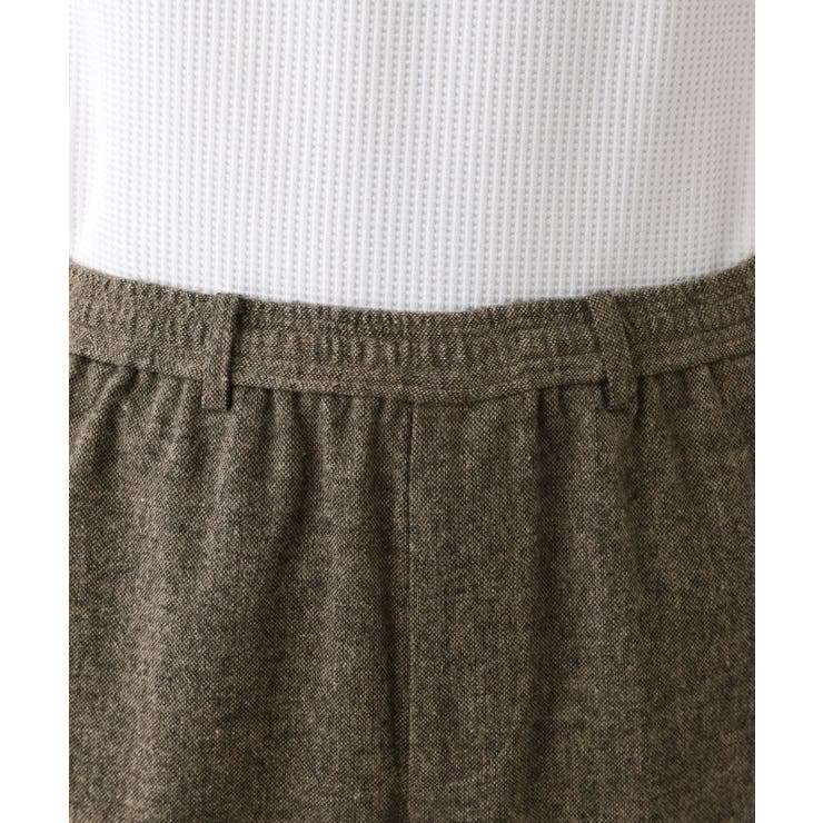 【ウエストゴム/洗える】ツイードパンツ | Dessin | 詳細画像12 