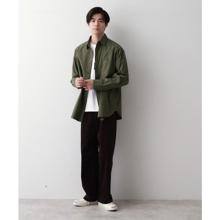 【撥水・洗える】プラドットボタンシャツ | Dessin | 詳細画像7 