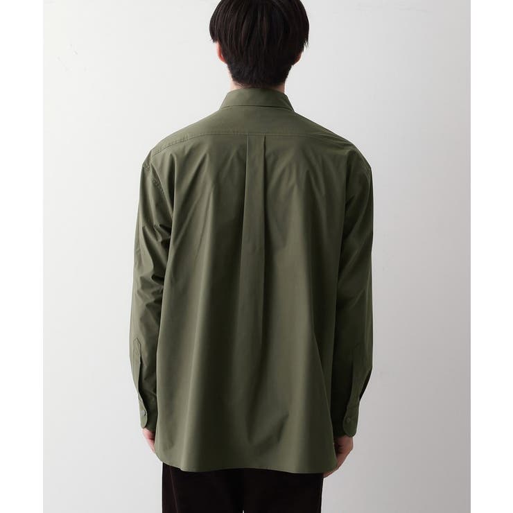 【撥水・洗える】プラドットボタンシャツ | Dessin | 詳細画像11 