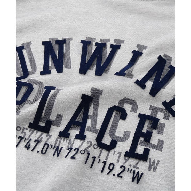 【洗える】チュール重ねロゴスウェット | Dessin | 詳細画像8 