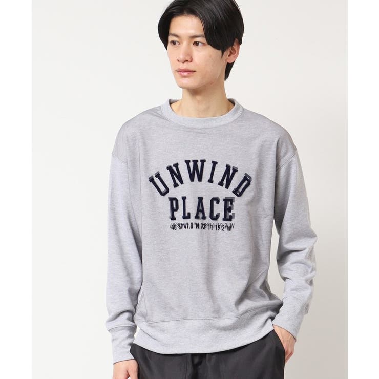 グレー(012) | 【洗える】チュール重ねロゴスウェット | Dessin