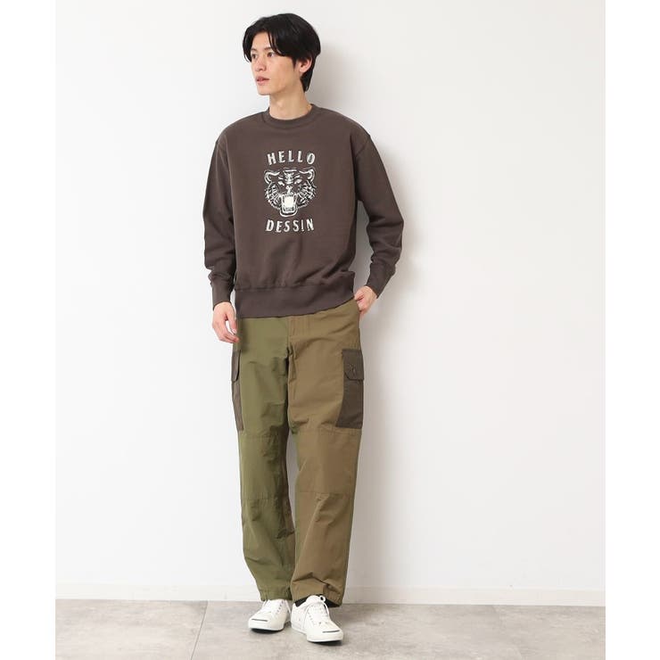 【洗える】配色カーゴパンツ | Dessin | 詳細画像6 